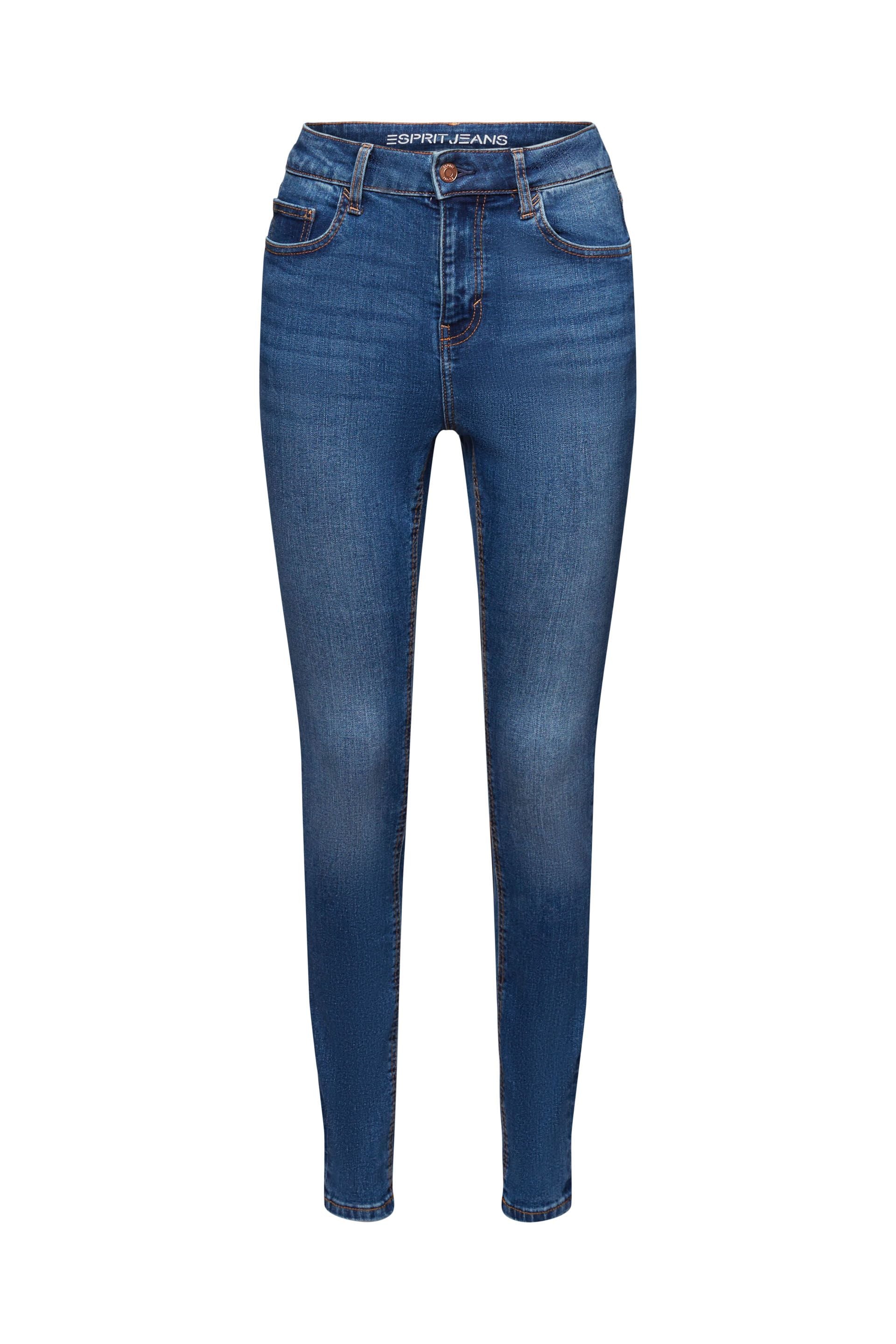 Skinny Jeans mit hohem Bund