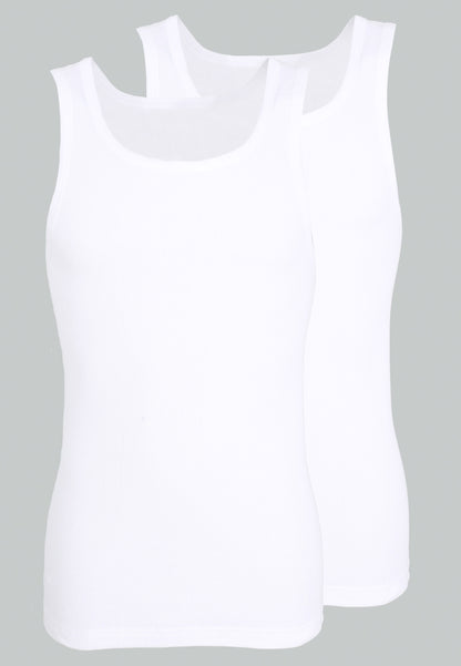 Herren Tank-Top uni 2er Pack