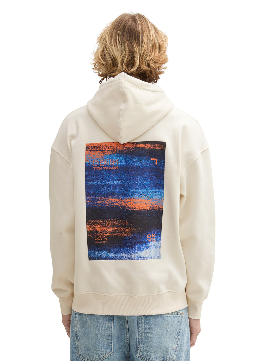 Relaxed Hoodie mit Rückenprint