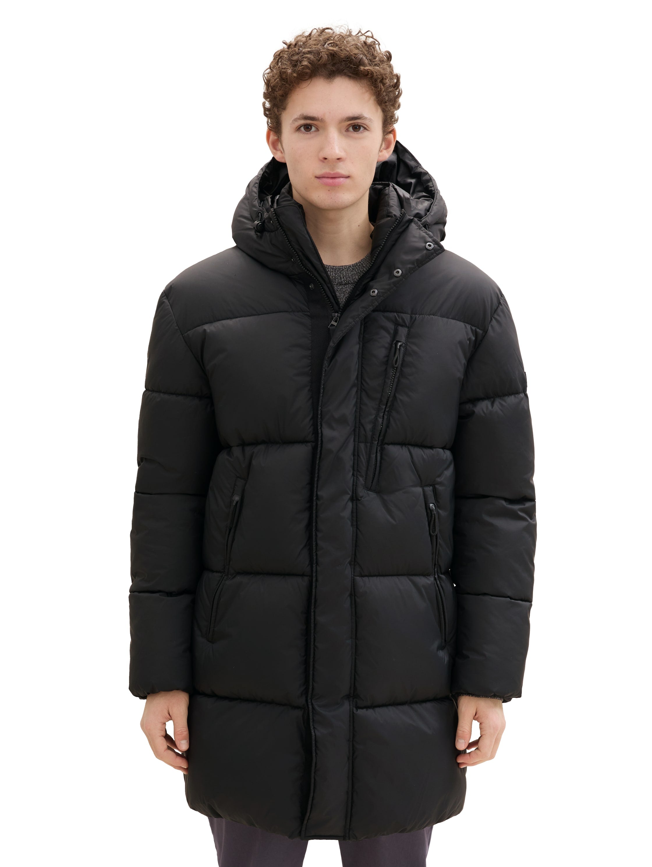 Puffer Winterparka mit Kapuze