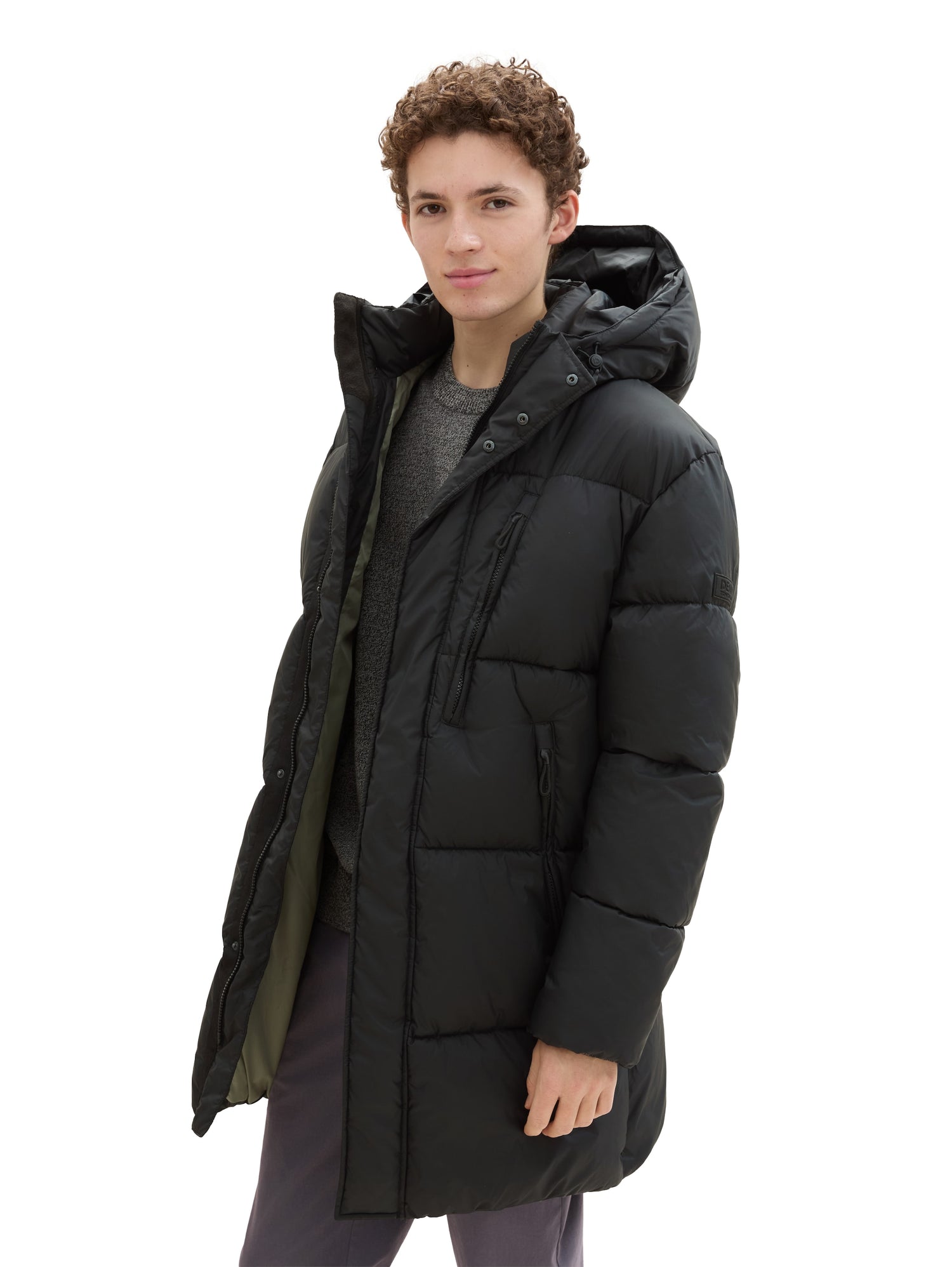 Puffer Winterparka mit Kapuze